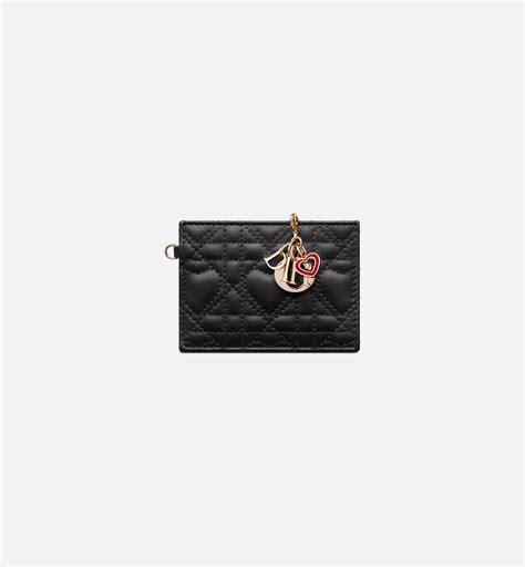 Lady Dior Dioramour card holder 